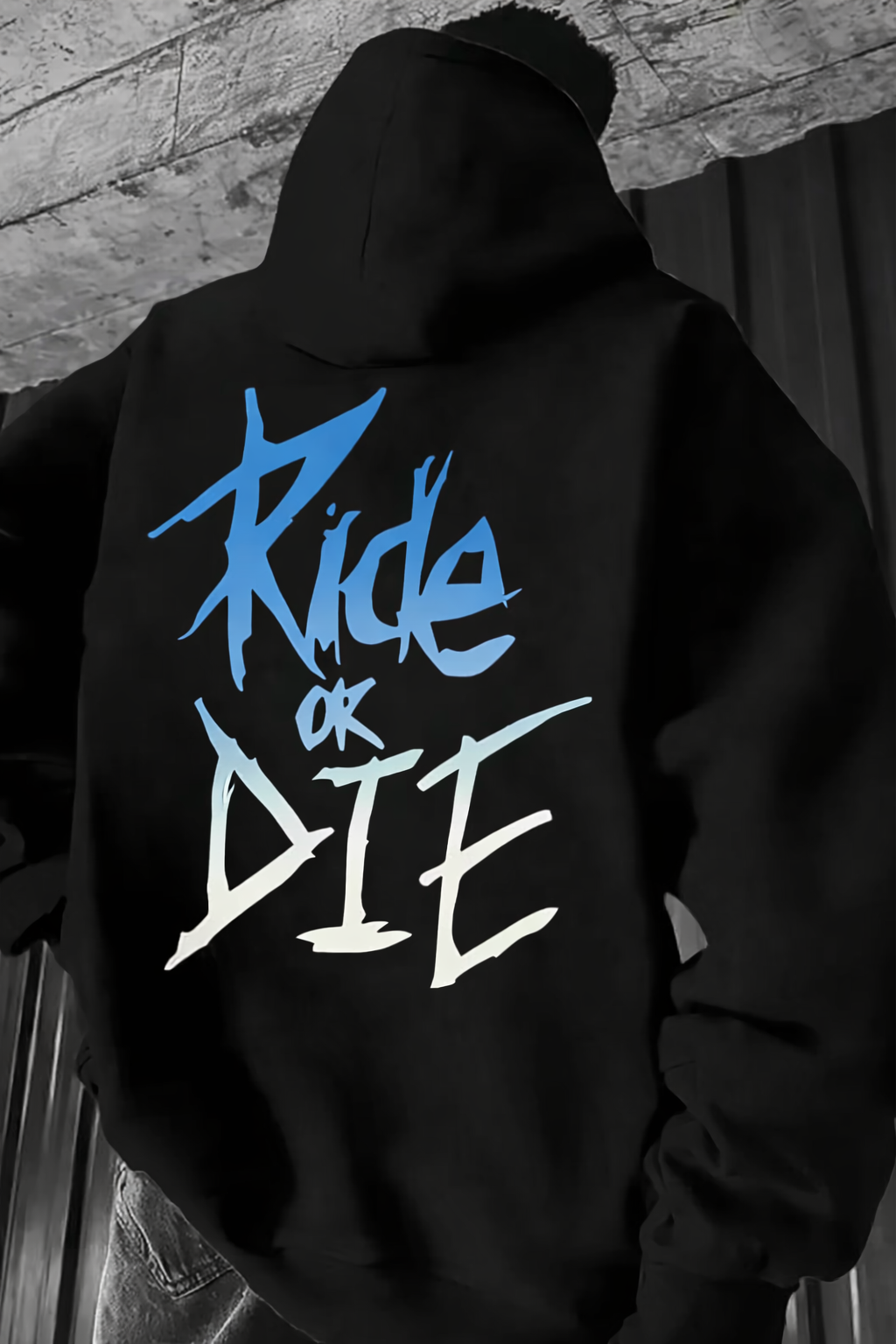 Ride or Die Graffiti Hoodie